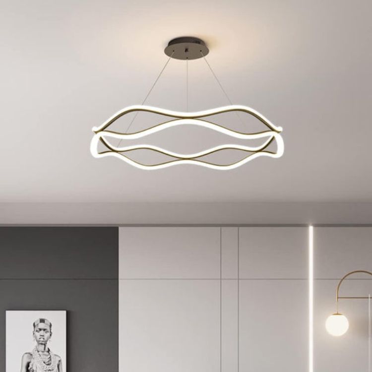 Lustre LED au Design Nordique | Salon et Salle à Manger