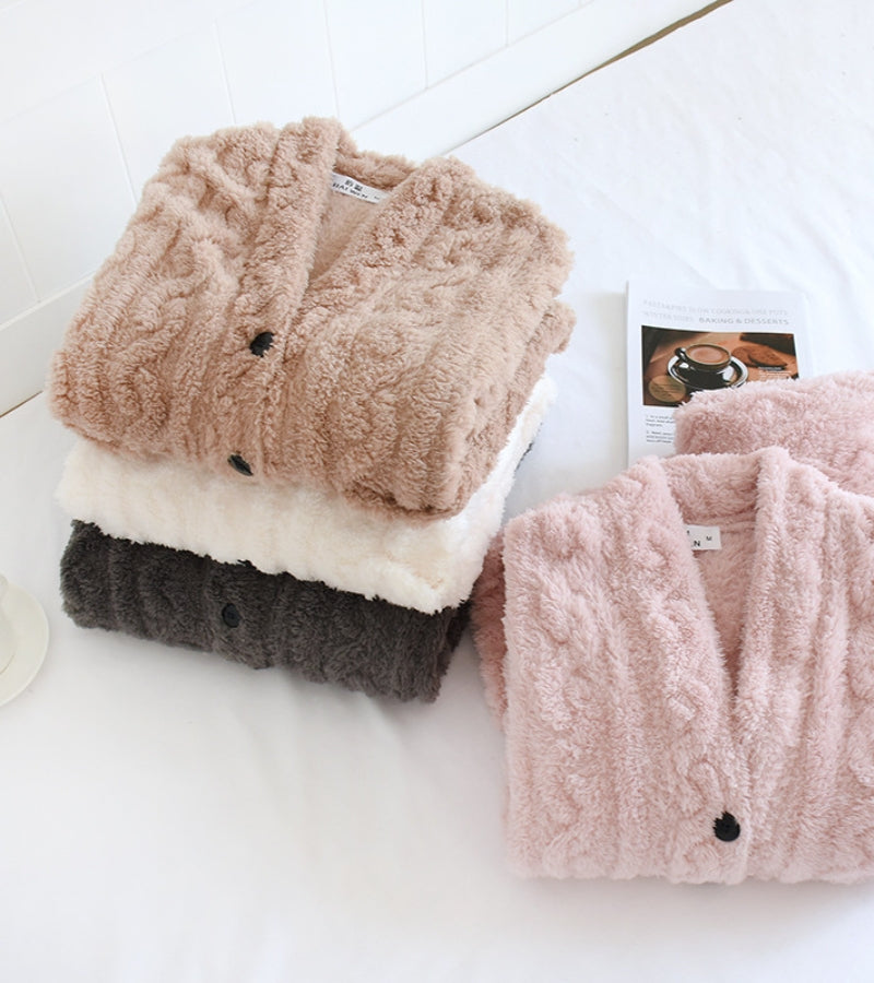 Ensemble pyjama en polaire pour femme