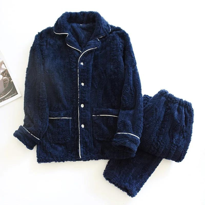 Pyjama pour homme Pilou chaud deux pièces