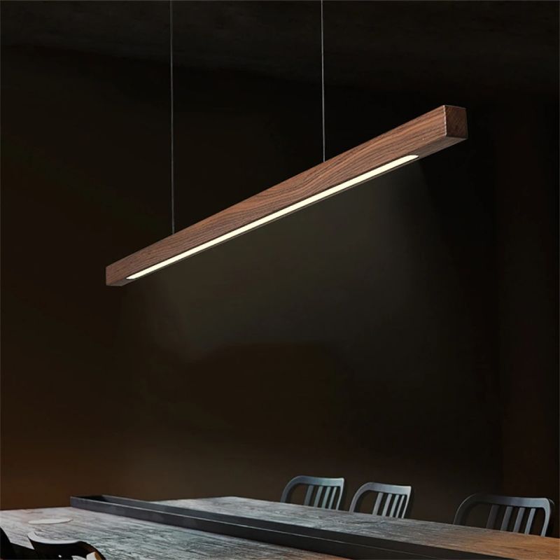 Lustre LED Wood Design en Bois | Salon et Salle à manger