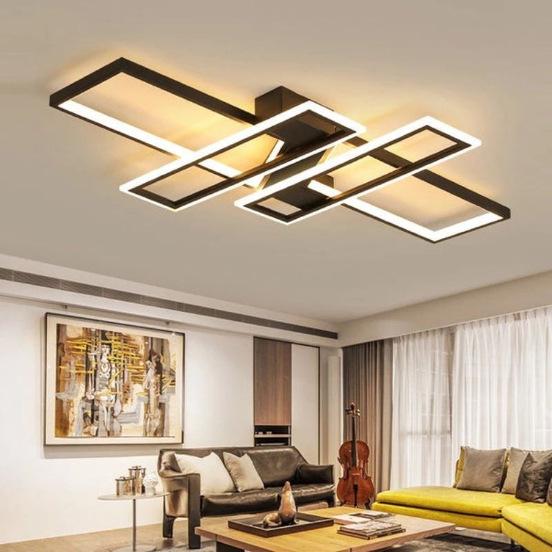 Lustre LED au Style Moderne | Salon et Salle à Manger
