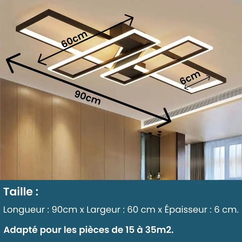 Lustre LED au Style Moderne | Salon et Salle à Manger