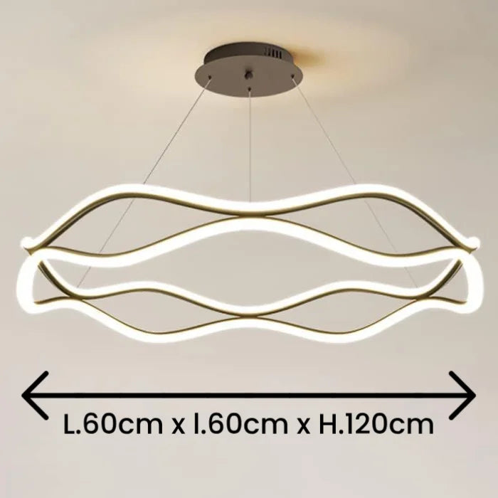 Lustre LED au Design Nordique | Salon et Salle à Manger