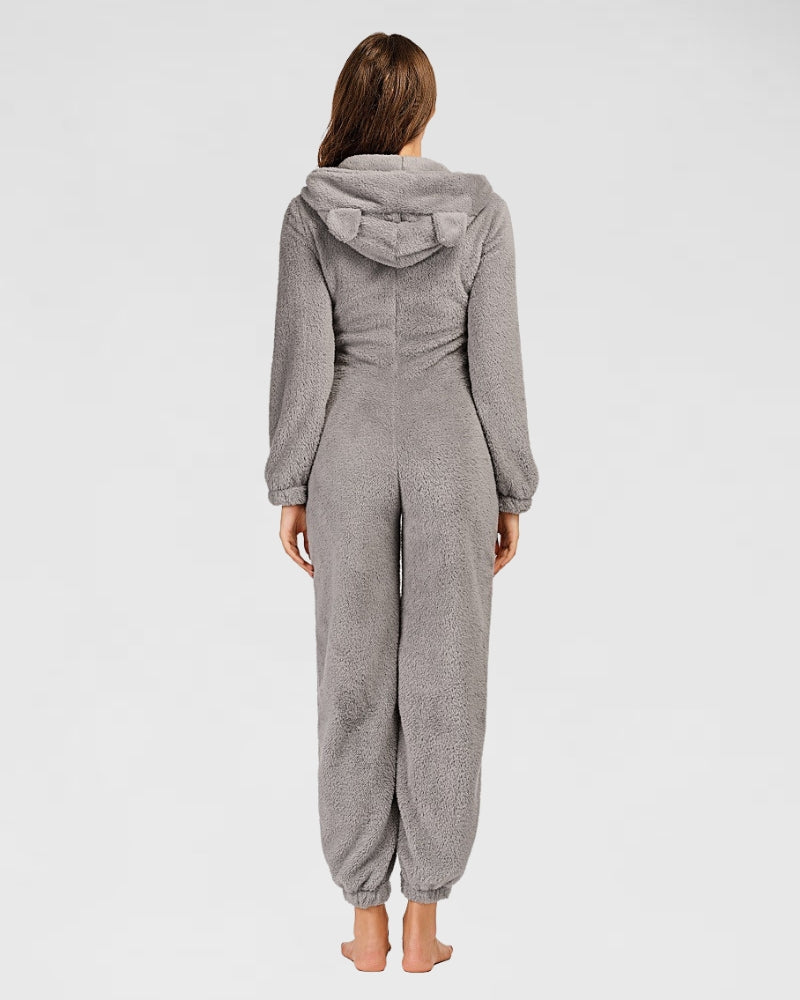 Grenouillère pour femme grise pour l'hiver