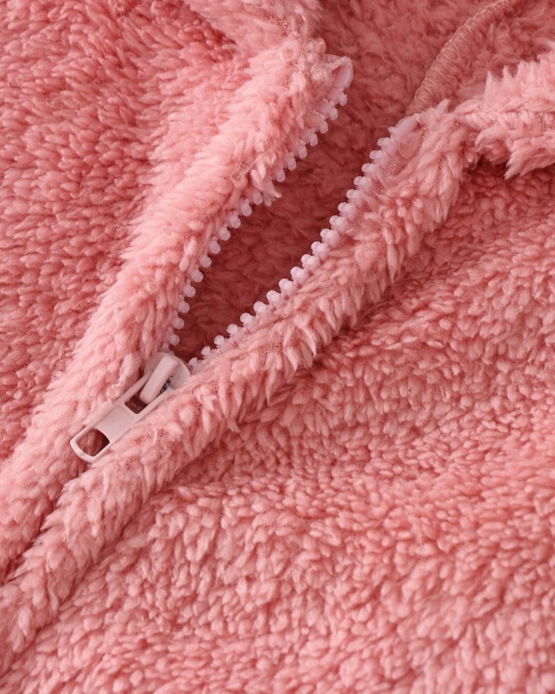 Grenouillère pour femme en polaire