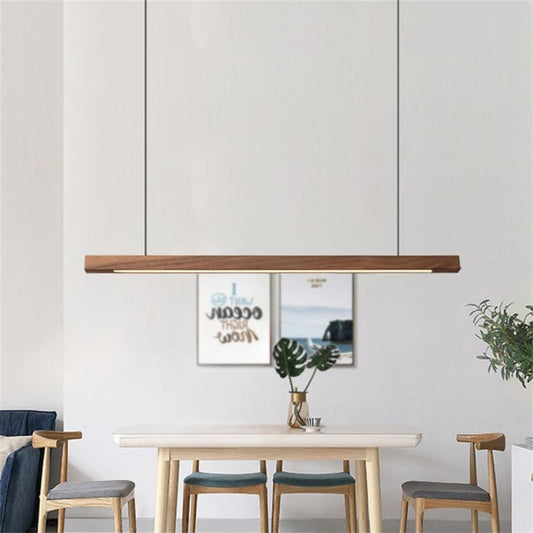 Lustre LED Wood Design en Bois | Salon et Salle à manger