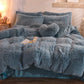 Parure de lit bleu polaire