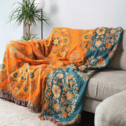 YEXIT Couverture Rétro Pour Tarot - Style Bohème Vintage - Sorcière - Cheval De Divination - Tournesol - Décoration Confortable - Cadeau Pour Canapé, Lit, Fauteuil Ou Dortoir - 101,6 X 127 Cm YEXIT Couverture Rétro Pour Tarot - Style Bohème Vintage - Sorcière - Cheval De Divination - Tournesol - Décoration Confortable - Cadeau Pour Canapé, Lit, Fauteuil Ou Dortoir - 101,6 X 127 Cm
