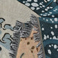 Plaid avec motif vagues "Tsunami"