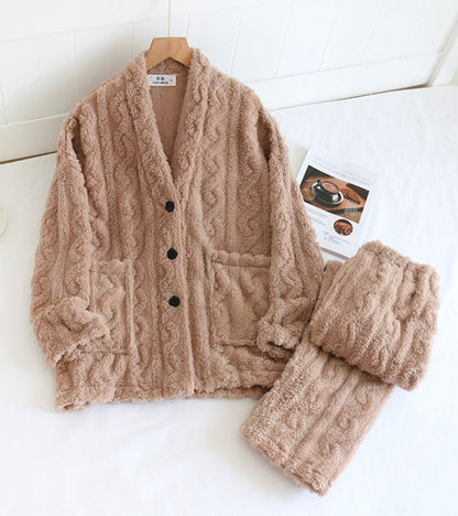 Pyjama en peluche pour femme